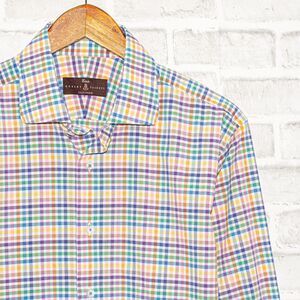 Robert Talbott EstateTailored Men's Dress Shirt Multi color 16 1/2 L